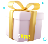 Receba seus bônus de boas-vindas no 5Xpg